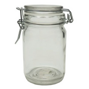 6 Pack Cylinder Clip Top Jar - 12cm(H) × 6cm(W) (270ml)
