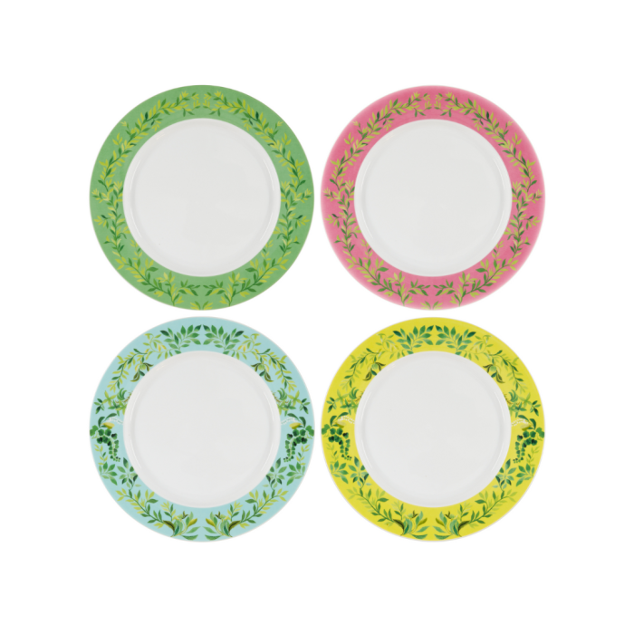 Ikebana Dinner Plate Set of 4