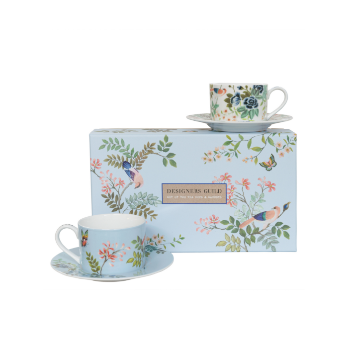 Porcelaine de Chine Cup & Saucer Set of 2