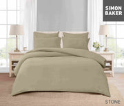 Simon Baker - Vintage Washed Duvet Cover Set - Stone