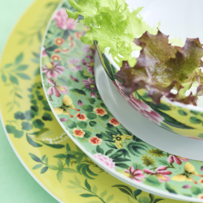 Ikebana Dinner Plate Set of 4