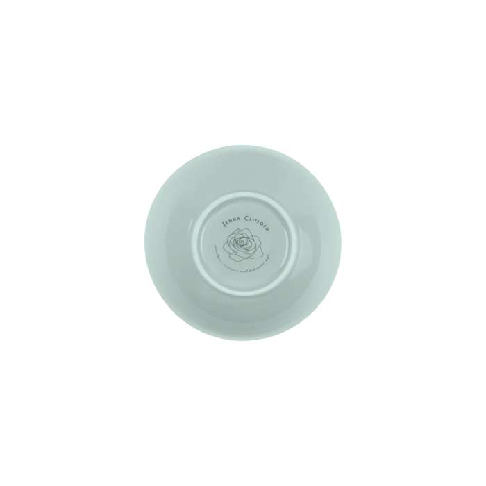 JENNA CLIFFORD - Embossed Lines Cereal Bowl - Mermaid Mist (Set of 4)