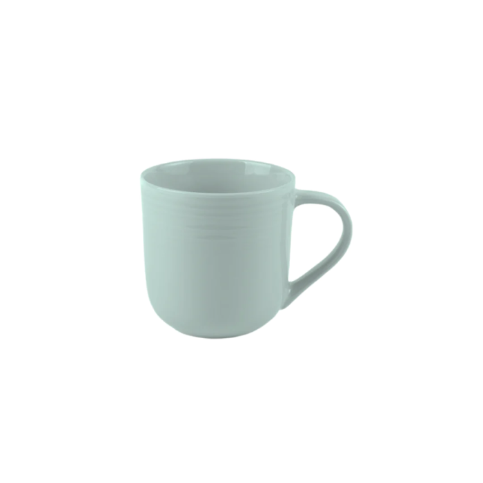 JENNA CLIFFORD - Embossed Lines Coffee Mug - Mermaid Mist (Set of 4)
