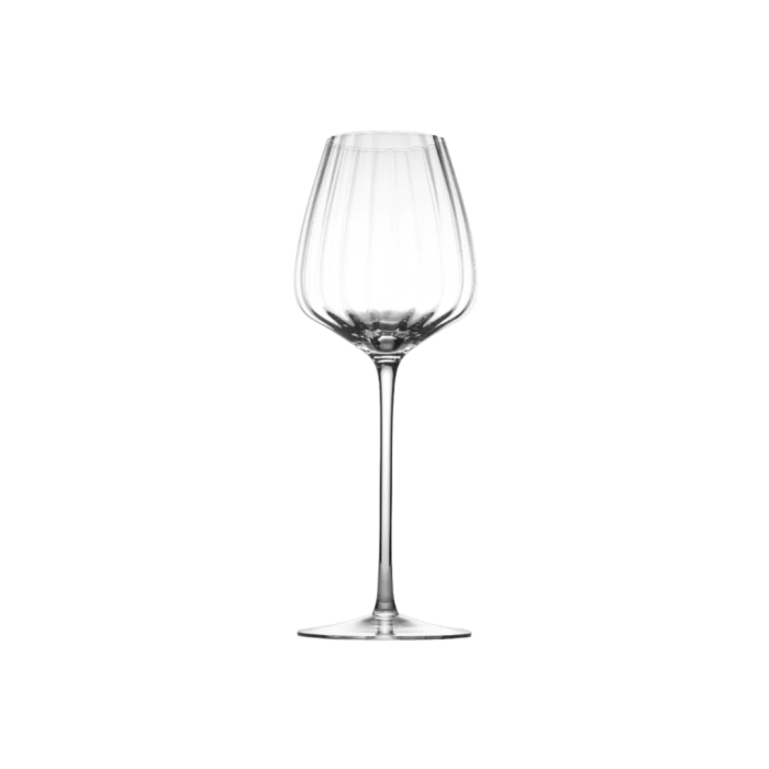 JENNA CLIFFORD - Optic White Wine Glass (Set of 2)