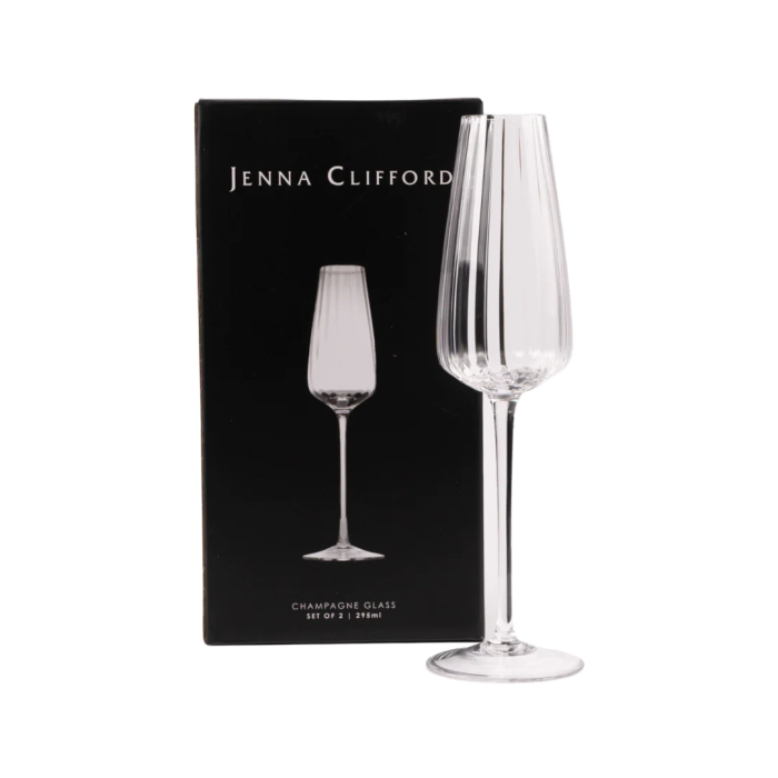 JENNA CLIFFORD - Optic Champagne (Set of 2)