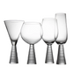 JENNA CLIFFORD - Martini Glass with Etched Stem (Set of 2)
