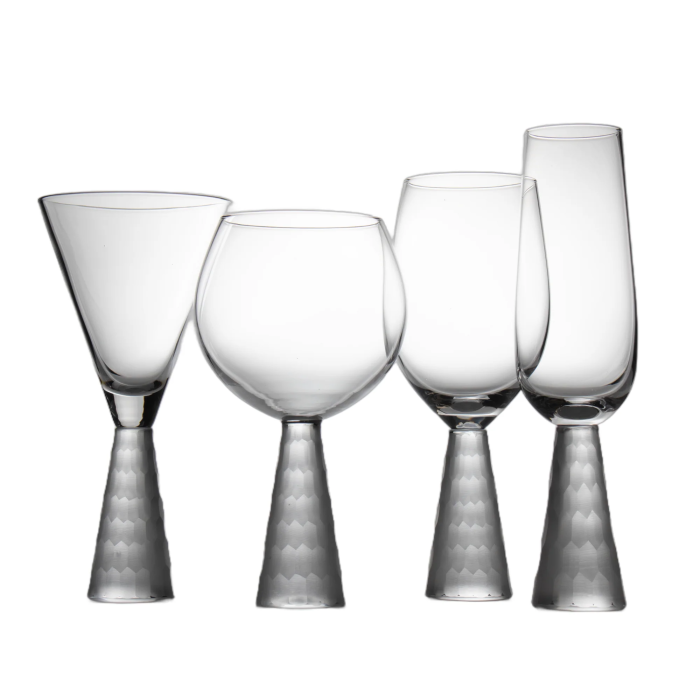 JENNA CLIFFORD - Champagne with Etched Stem (Set of 2)