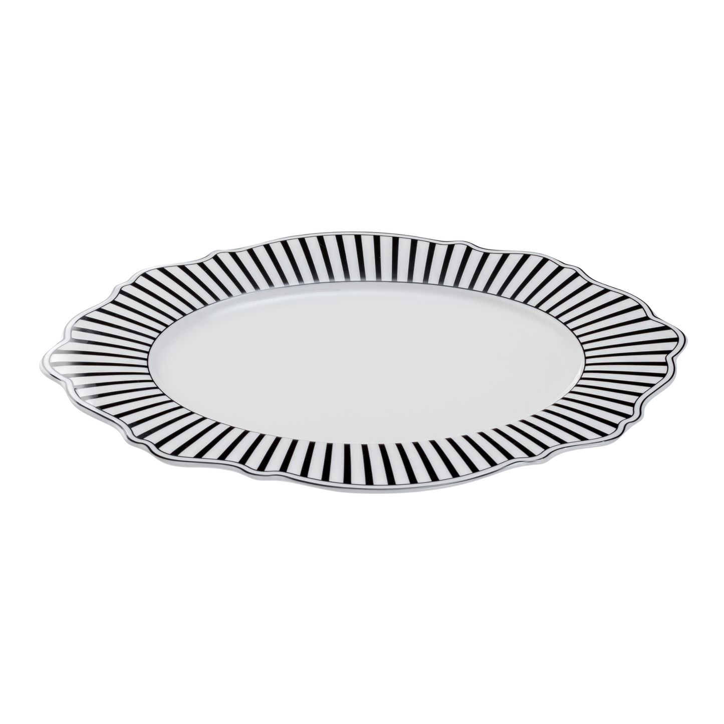 JENNA CLIFFORD - Ivory Noir Oval Platter