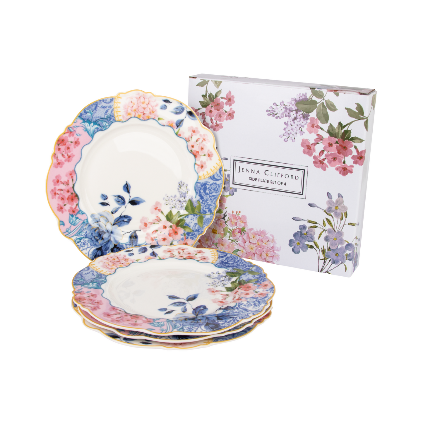 JENNA CLIFFORD – Belle Fleur Side Plate Set of 4