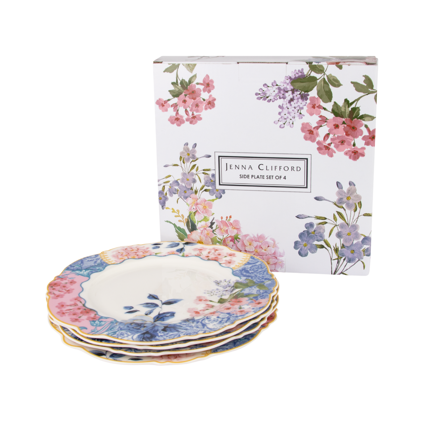 JENNA CLIFFORD – Belle Fleur Side Plate Set of 4