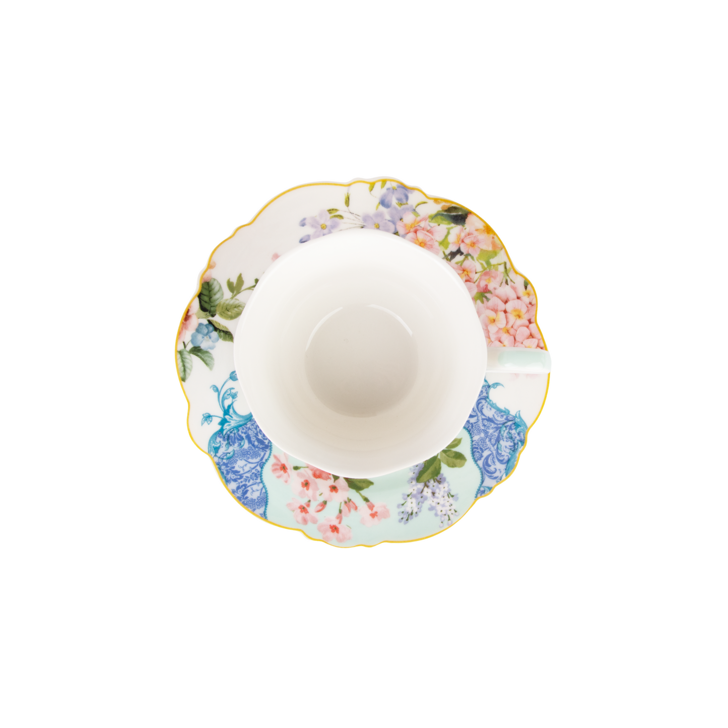 JENNA CLIFFORD – Belle Fleur Cup & Saucer Set of 4