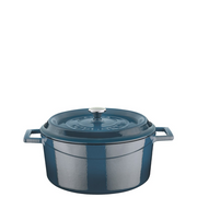 Lava Round Casserole 24cm - Mojolica Grey