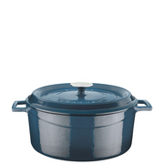 Lava Round Casserole 28cm - Mojolica Grey
