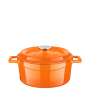 Lava Round Casserole 28cm - Matt Orange – 6.7L