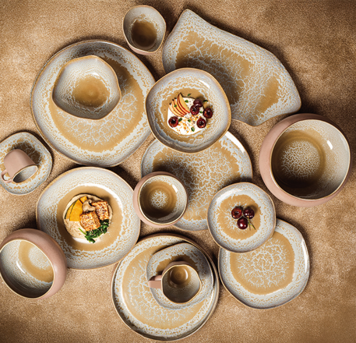 Ariane Mohenjo Daro Coupe Plate 25cm (Set of 4)
