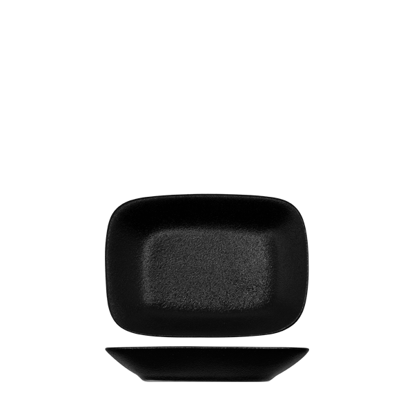 Nova Urban Texture Black Utensil Plate 10cm (Set of 12)