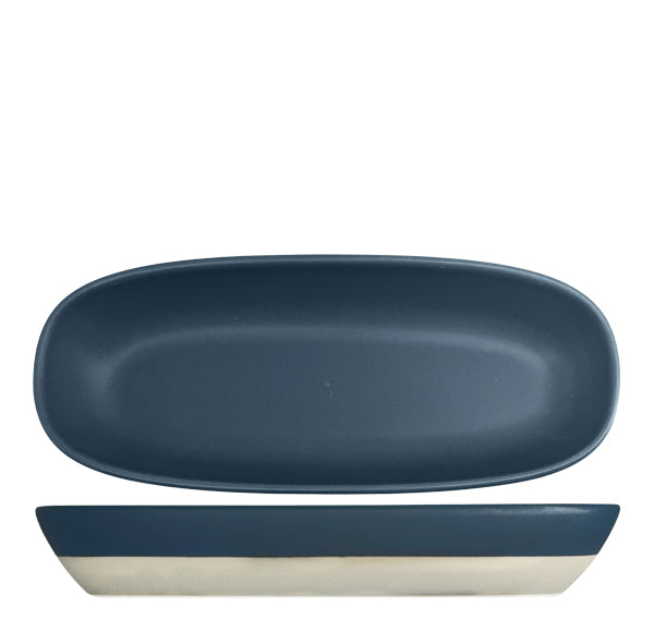 Nova Mezzo Blue Oval Bowl 25x10cm (Set of 6)