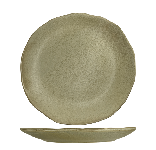 Nova Earth Limestone Coupe Plate 28cm (Set of 5)