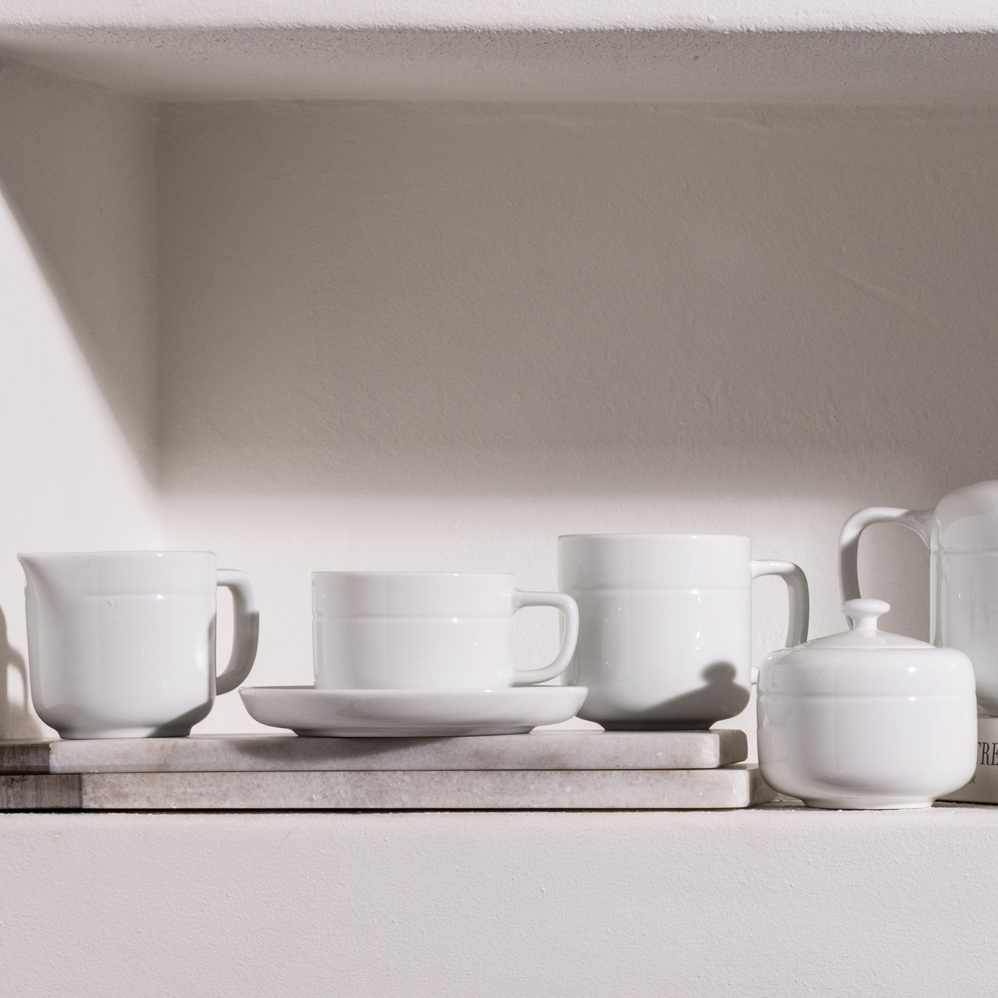 OMADA - Linea White Mug (Set of 4)