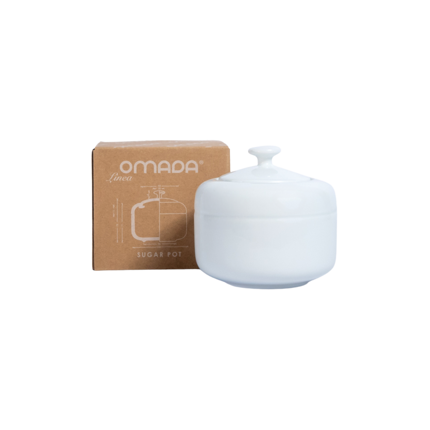 OMADA - Linea White Sugar Pot
