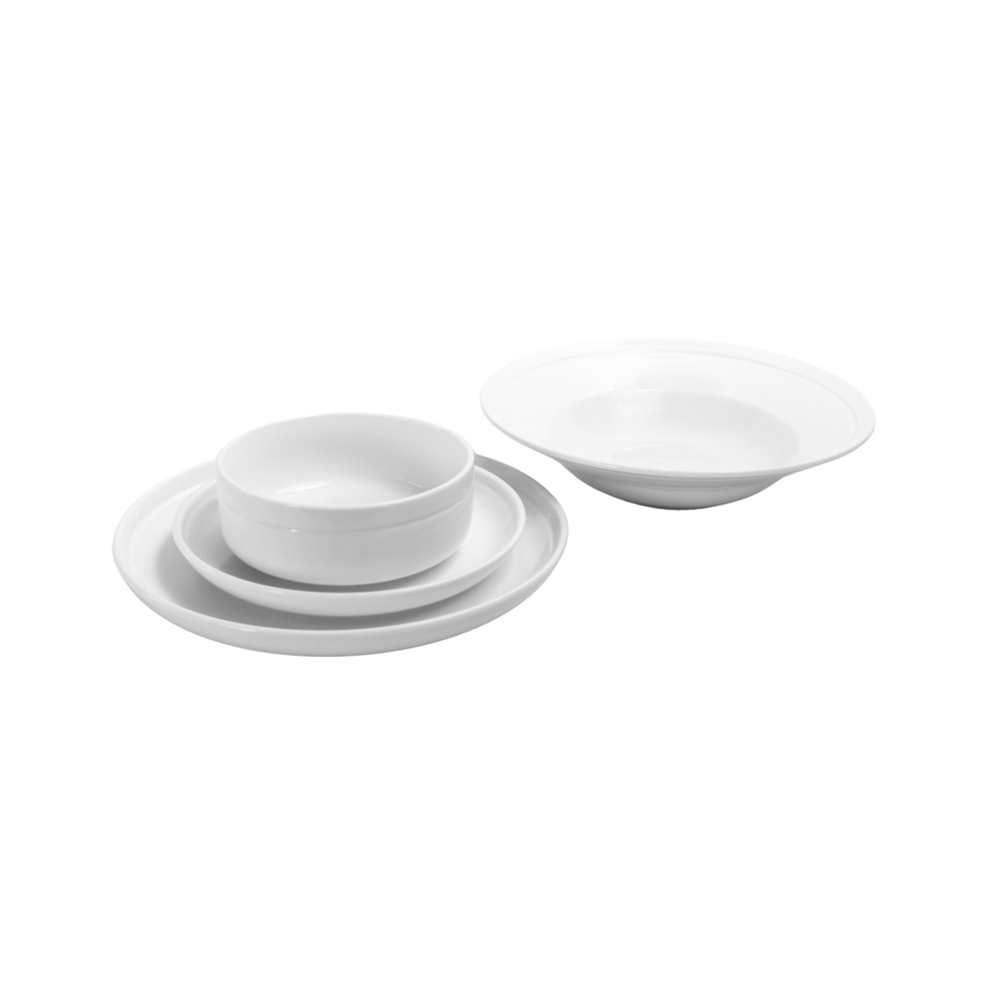 OMADA - Linea White Pasta Bowl 27 cm Set of 4