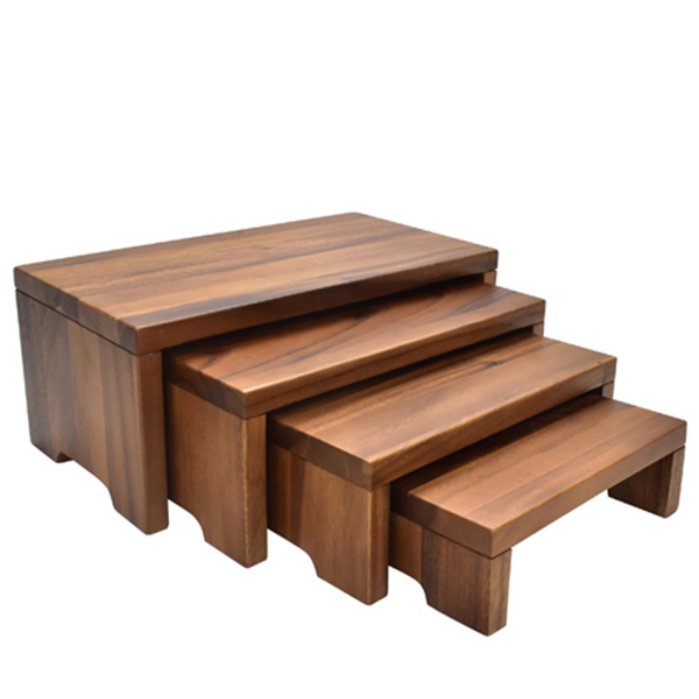 Acacia Forum Riser 4-Piece Set