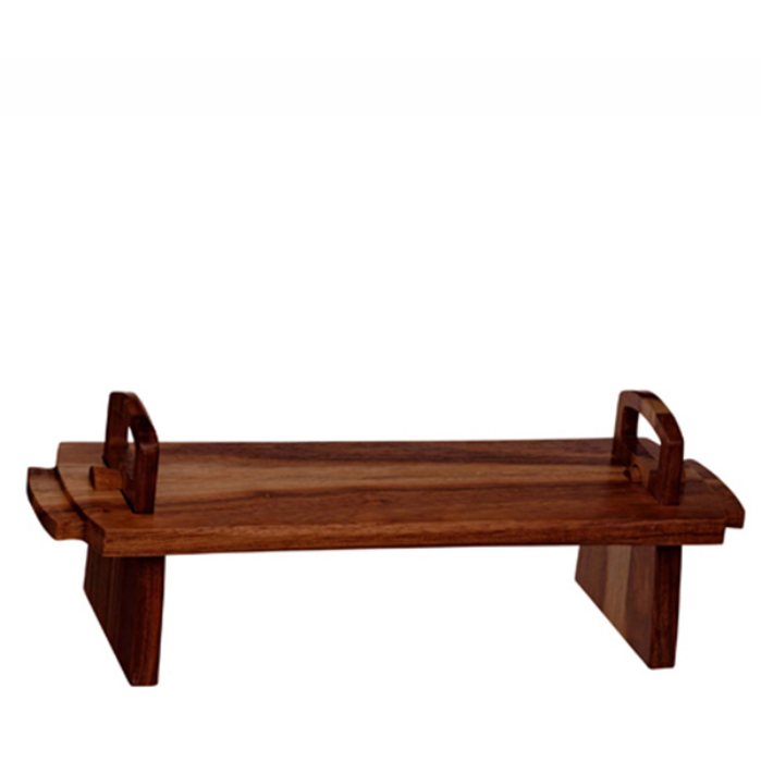 Acacia Platform Riser 37x12cm
