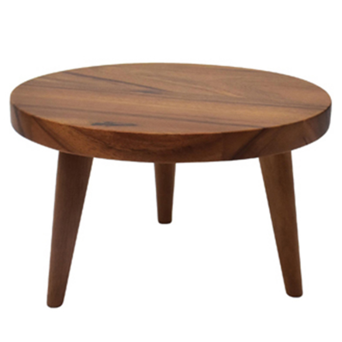 Acacia Cake Stand Riser 28cm