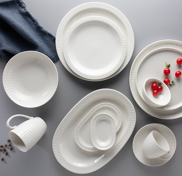 Ariane Seon Ivory dinnerware – lifestyle setting