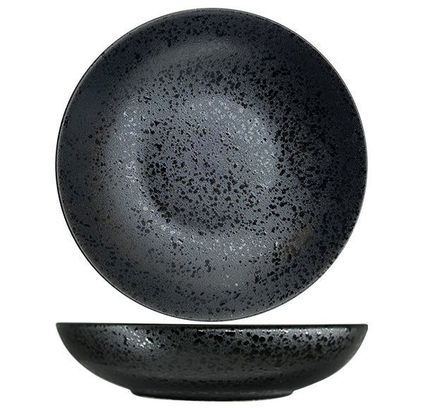 Nova Rain Black Coupe Bowl 24cm (Set of 3)