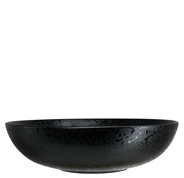 Nova Rain Black Coupe Bowl 30cm (Set of 2)