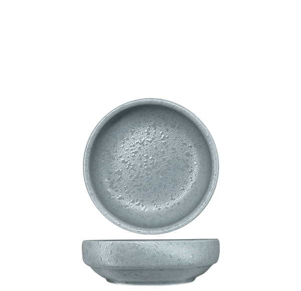 Nova Rain Grey Flat Plate 9cm (Set of 12)