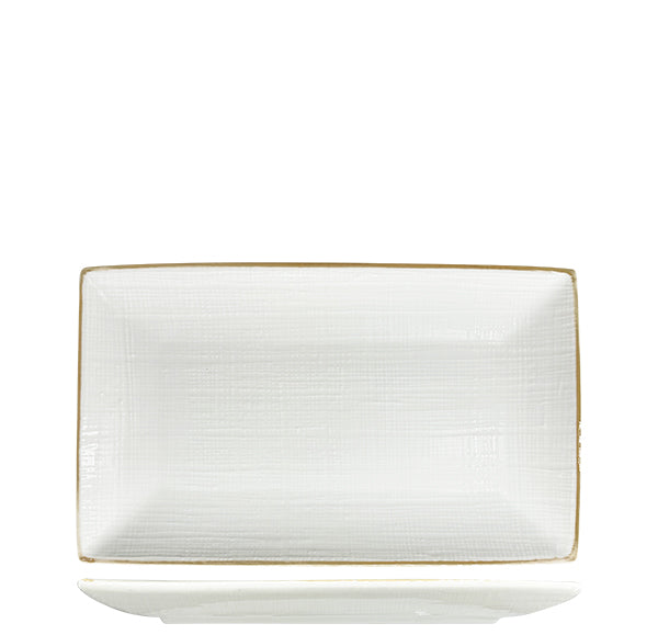 Nova Stitch Braun Rectangular Plate 27x16.5cm (Set of 4)