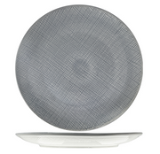 Nova Stitch Grey Coupe Plate 30cm (Set of 3)