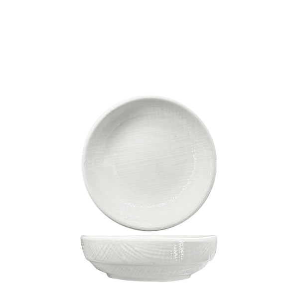 Nova Stitch White Flat Plate 9cm (Set of 12)