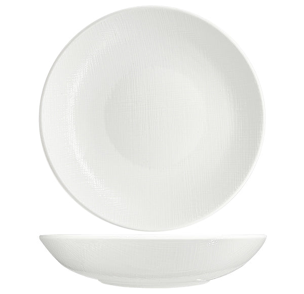 Nova Stitch White Coupe Bowl 24cm (Set of 3)