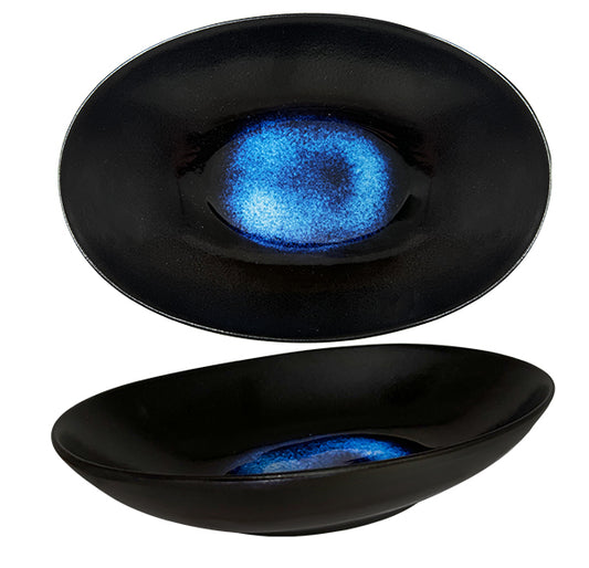Nova Cosmic Blue Oval Bowl 25.5 x 17.5cm (Set of 6)
