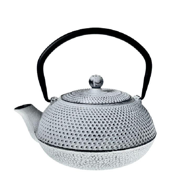 Nova Cast Iron Teapot White 650ml