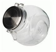 Moon Drop Clip Top Jar - MED -18cm(H) × 12cm(W) (1.7L) - Set of 4
