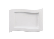 Nova Style Wave Rim Plate 28cm × 19cm (Set of 6)