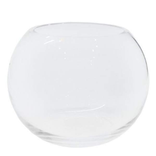 Rose Bowl/Vase- Sheer Rim - 24cm(H) x 16cm(W)