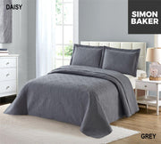 Simon Baker | Daisy Bedspread Grey