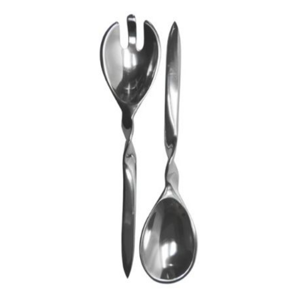 Aluminium 2 Piece Salad Server Set - 29cm