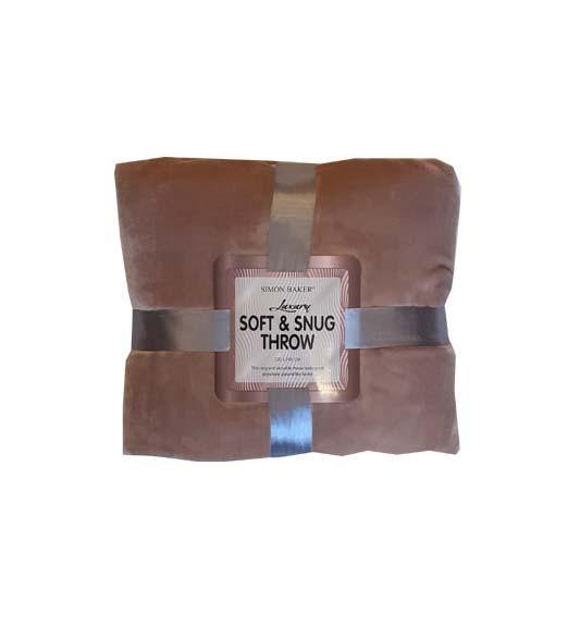Simon Baker | Luxury Plush Blanket Beige