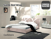 Simon Baker | Suede Bed Wraps Extra Length Cashmere