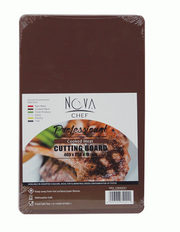 NOVA CHEF | Cutting Board - Brown - 400mm × 250mm × 12mm