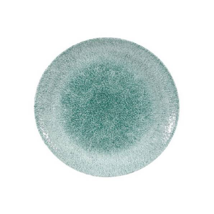 Churchill - Raku Jade Green – Coupe Plate – 16.5cm (Set of 12)