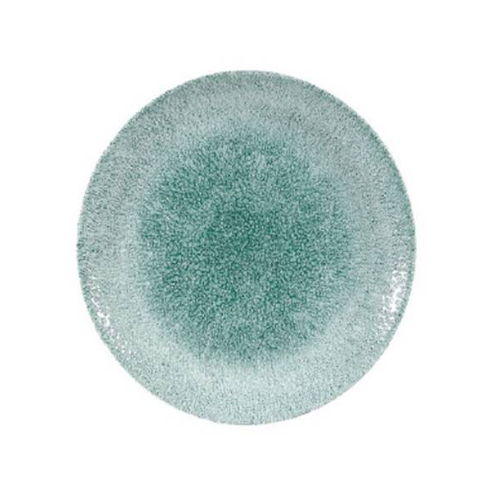 Churchill - Raku Jade Green – Coupe Plate – 21.7cm (Set of 12)
