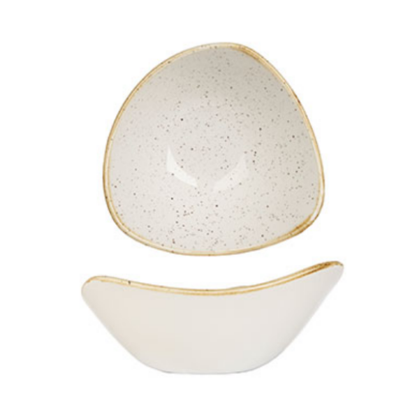 Churchill Barley White – Triangle Bowl - Set of 12 (18.5cm)