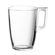 Clear Glass Mug | Voluto Mug 320ml Tempered (Set of 6)